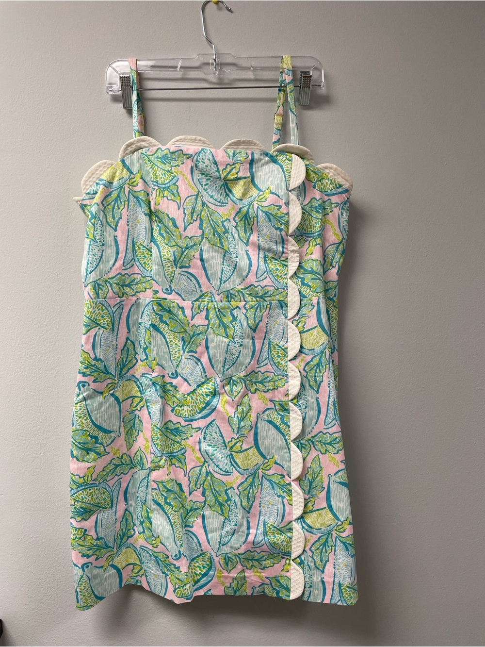 Lilly Pulitzer Pink & Green Limes Dress sz16